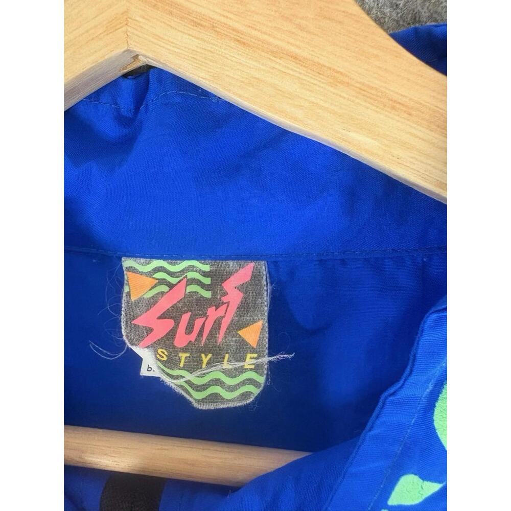 Vintage 90's Surf Style Purple OAKLEY Pullover SURFER Windbreaker Size OS - Picture 3 of 6